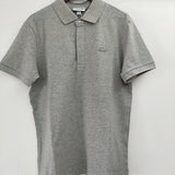 Front view of Lacoste luxury clothing with signature branding