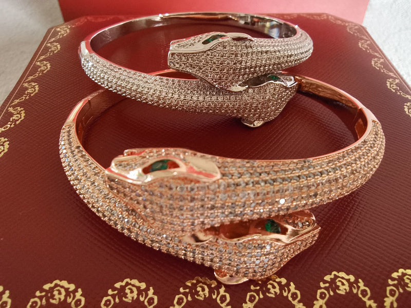 Side view of Cartier unisex jewelry piece