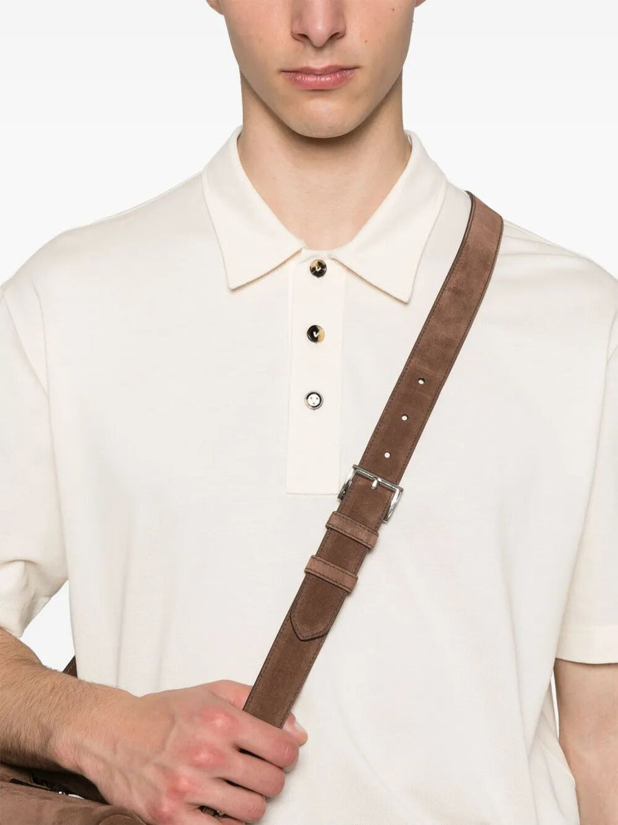 Bottega Veneta Polo Shirts? Bottega Veneta Men Fine Cotton Piqué Jersey Polo Classic Designer Cotton Polo Shirt