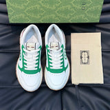 Gucci muted earth tones luxury sneakers view 4 retro runner design