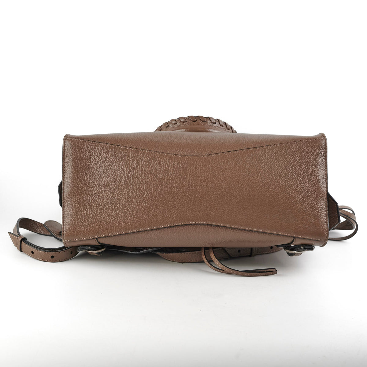 Balenciaga Neo Classic Taupe Shoulder Bag | Structured Leather Handbag