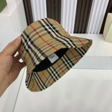 Side view of Burberry unisex cap