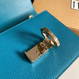 Interior view of structured everyday-luxe women's handbag – women's designer-style accessory