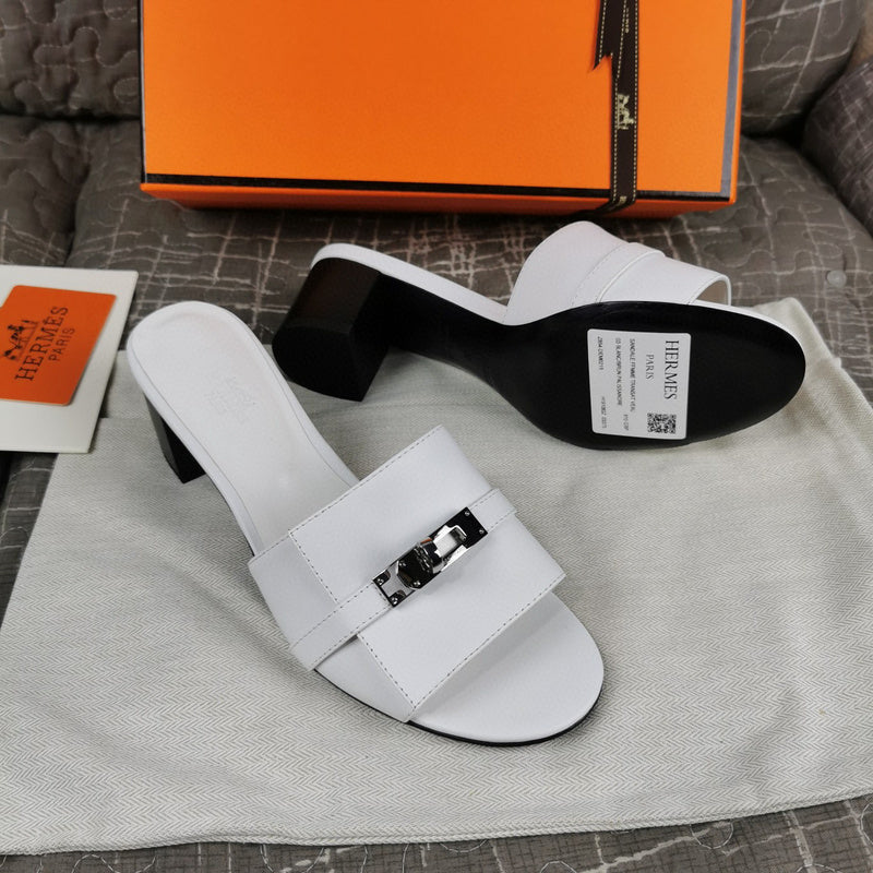 Hermes sandals Style 166 - angled studio shot