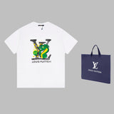 Back view of Louis Vuitton cotton t-shirt with contemporary cut