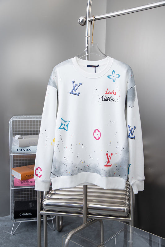 Back view of Louis Vuitton luxury clothing with streetwear-inspired cut