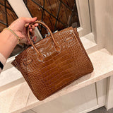 Close-up detail of understated bag design