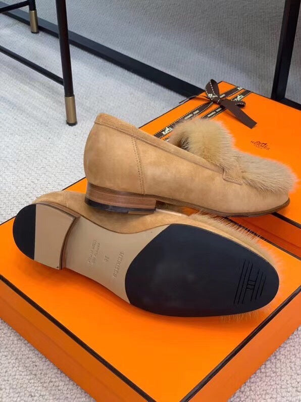 Hermes shoes Style 399 - top view showing design (alternate angle)