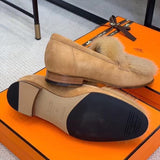 Hermès White Chelsea Boots - Full Silhouette View