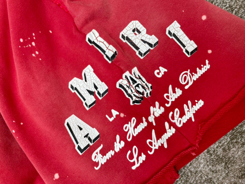 Amiri luxury t-shirt detail shot