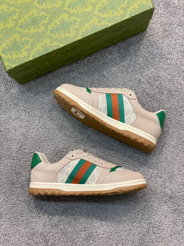Gucci muted earth tones luxury sneakers view 7 everyday casual design