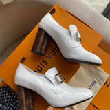 Louis Vuitton luxury shoes close-up — premium authentic designer style