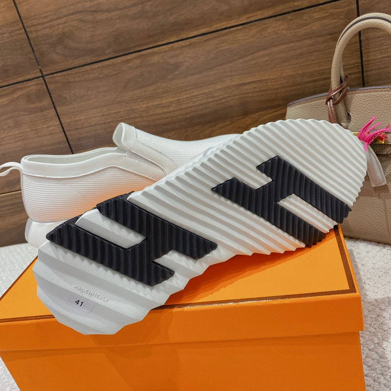 Hermes shoes Style 249 - logo and branding close-up