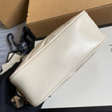 Back view of premium signature women's handbag – women's designer-style accessory