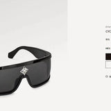 Lifestyle view of Louis Vuitton unisex sunglasses