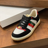 Gucci fresh white-and-black luxury sneakers view 5 sleek tonal finish