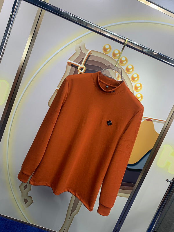 Side profile of Louis Vuitton luxury clothing with monogram-inspired silhouette