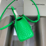 Elegant Faux Leather Handbag - Signature Hardware Accents | Women's Premium Handbag #564 - back view (image 4) of designer-inspired handbag