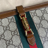 Back view of structured sleek women's handbag – women's luxury handbag