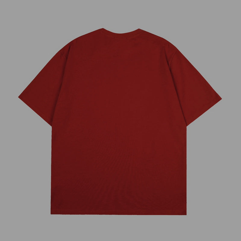 Close-up of Balenciaga t-shirt craftsmanship