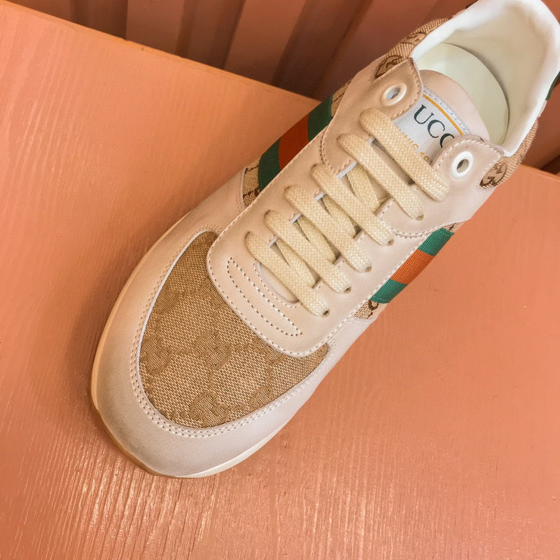 Gucci fresh white-and-black luxury sneakers view 6 streetwear statement look