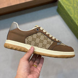 Gucci all-black luxury sneakers view 9 heritage-inspired look