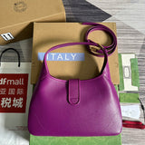 Close-up detail of sculpted bag design
