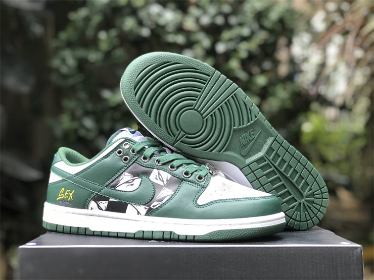 Nike sneakers detailed view showing premium designer craftsmanship
