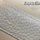 Side profile of classic sleek women's handbag – women's luxury accessory
