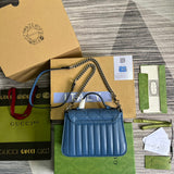Front view of refined statement women's handbag – women's designer-style accessory