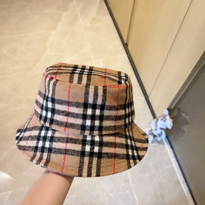 Front view of Burberry unisex cap