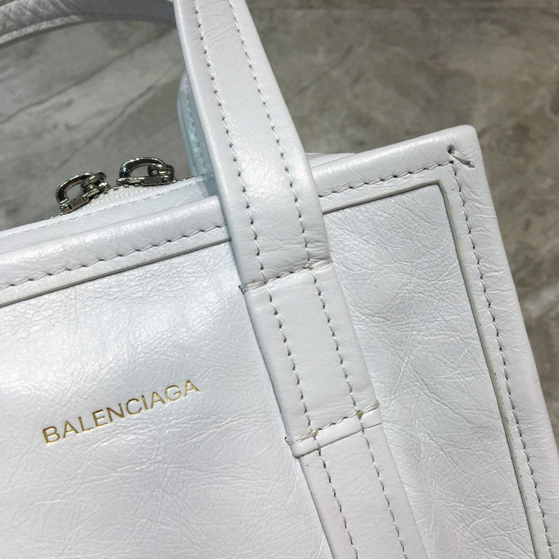 Chic Faux Leather Handbag - Modern Structured Build | Women's Designer-Inspired Purse #945 - back view (image 4) of designer-inspired handbag