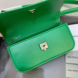 Timeless Faux Leather Handbag - Sleek Minimalist Lines | Women's Statement Accessory #416 - styled full view (image 7) of designer-inspired handbag