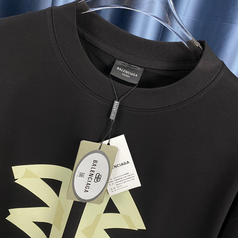 Balenciaga t-shirt close-up — premium authentic designer style