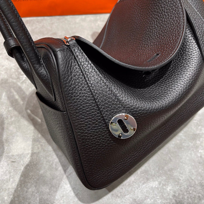 Close-up detail of sophisticated bag design