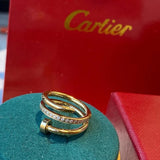 Side view of Cartier unisex jewelry piece