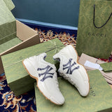 Gucci classic monochrome luxury sneakers view 6 low-top design