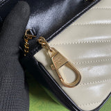 Front view of chic polished women's handbag – women's statement bag