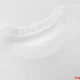 Front view of Moncler luxury clothing with logo-detail design
