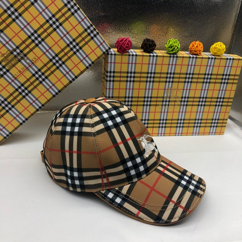 Full view of Burberry unisex cap