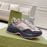 Gucci Streetwear sneakers in two-tone sleek tonal finish front view