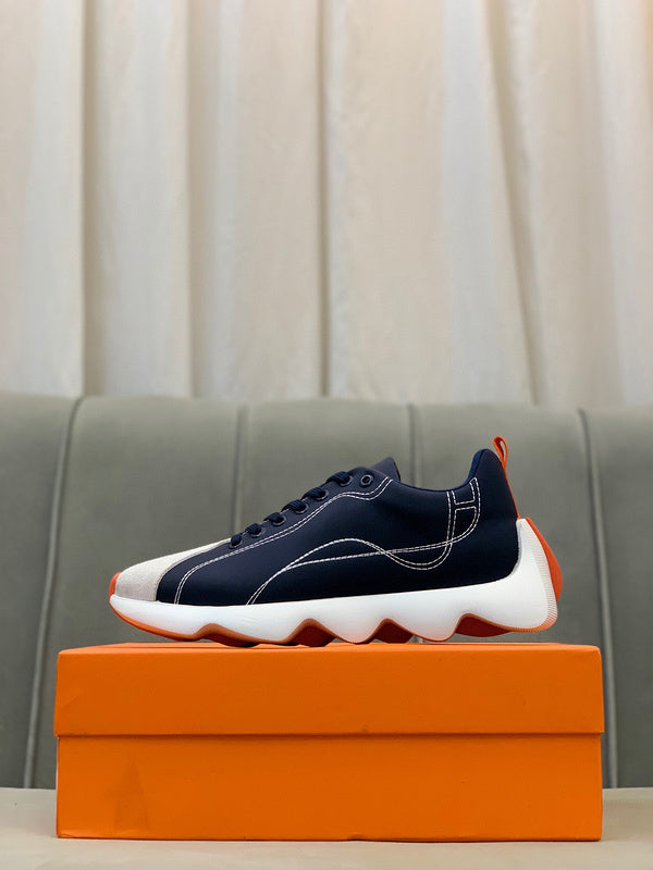 Hermes shoes Style 186 - front view, statement logo accent