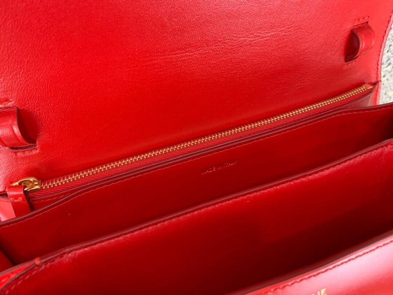 Close-up detail of signature classic women's handbag – women's designer-style accessory