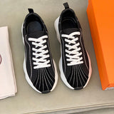 Hermès Grey Loafer Flats - Back View