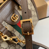 Interior view of signature refined women's handbag – women's everyday handbag