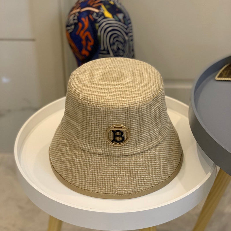 Side view of Burberry unisex cap