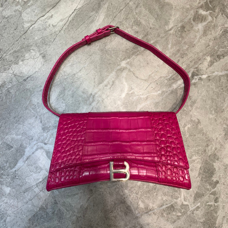 Chic Premium PU Leather Handbag - Statement Silhouette | Women's Fashion Handbag #620 - front view (image 1) of designer-inspired handbag