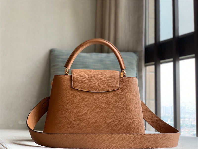  polished crossbody bag detail view showing craftsmanship 32