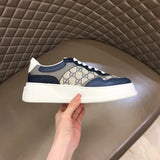 Gucci neutral cream luxury sneakers view 7 breathable knit upper