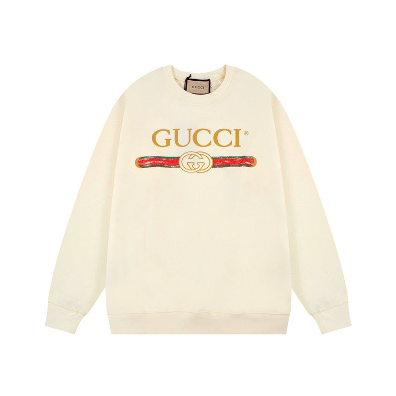 Back view of Gucci luxury clothing with relaxed-fit cut